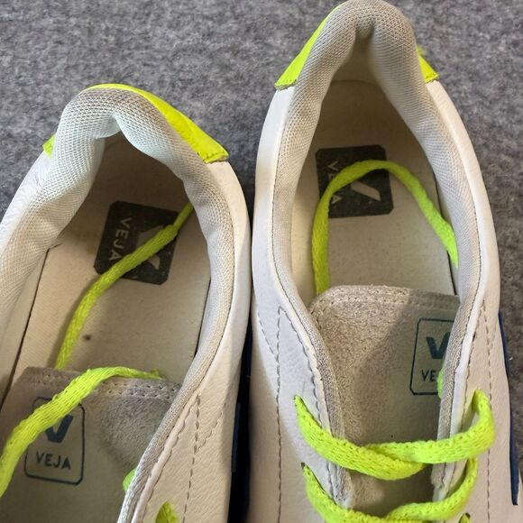 Veja Esplar Laces US Size 6 EUR 37 Blue White Neon Green - Picture 6 of 7